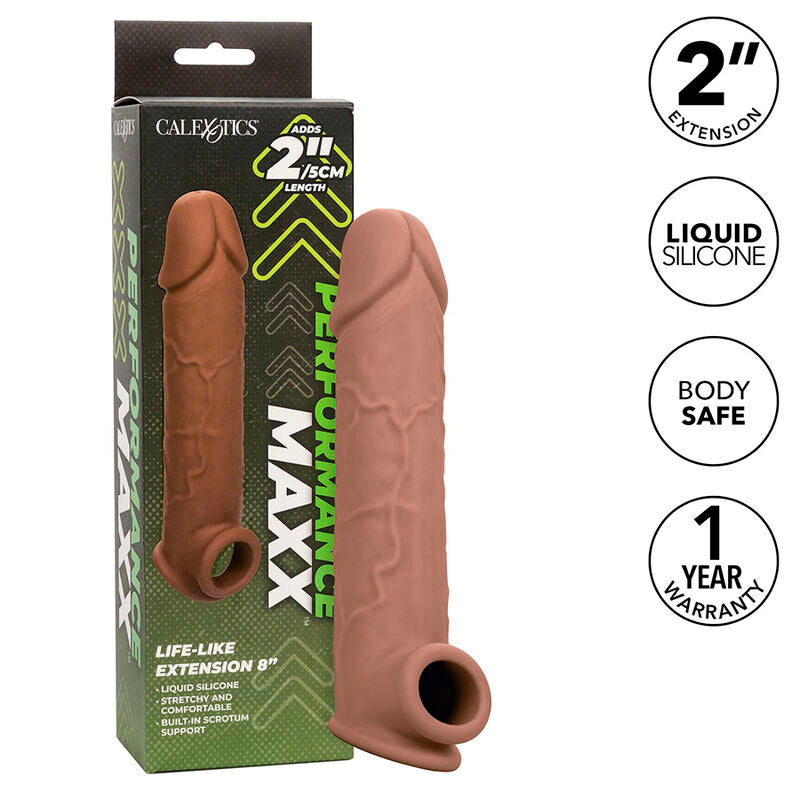 CALEXOTICS - PERFORMANCE MAXX LIFELIKE EXTENSION 8 BROWN SKIN