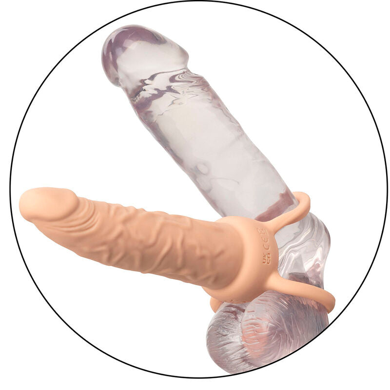 CALEXOTICS - PERFORMANCE MAXX RECHARGEABLE DUAL PENETRATOR, LIGHT SKIN