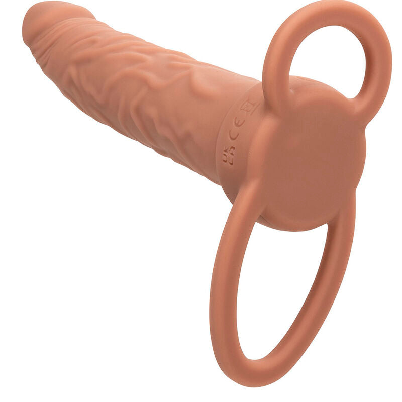 CALEXOTICS - PERFORMANCE MAXX RECHARGEABLE DUAL PENETRATOR, BROWN