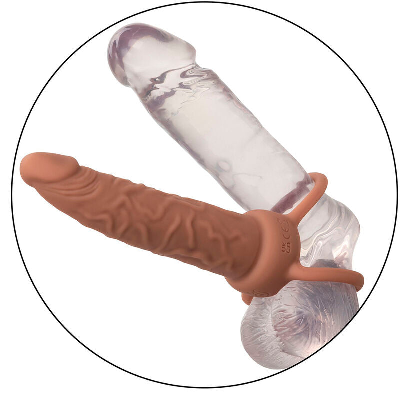 CALEXOTICS - PERFORMANCE MAXX RECHARGEABLE DUAL PENETRATOR, BROWN