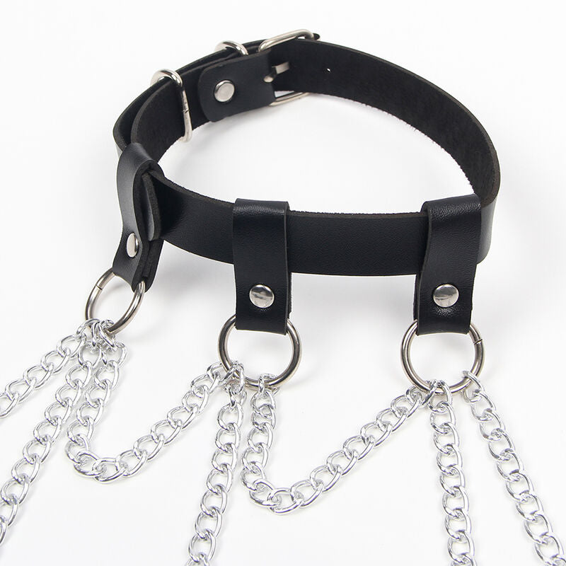 SUBBLIME - FULL BODY HARNESS WITH STAR CHAIN ​​DETAIL ONE SIZE