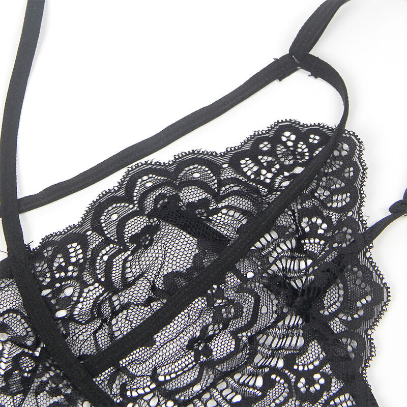 SUBBLIME - POLICE COSTUME WITH LACE BLACK S/M