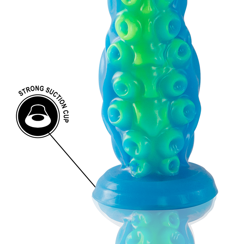 EPIC - SCYLLA FLUORESCENT THIN TENTACLE DILDO, SMALL SIZE