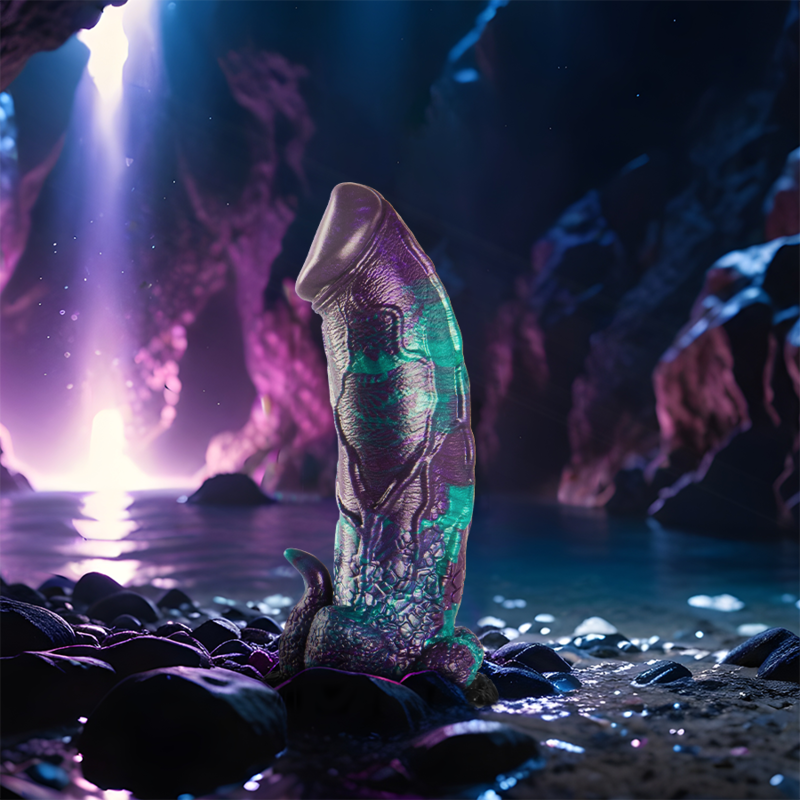 EPIC - BASILISK DILDO DOUBLE SCALMED PLEASURE, LARGE SIZE