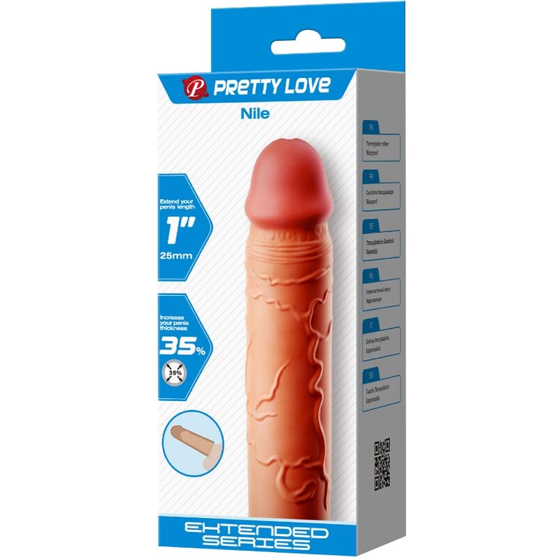 PRETTY LOVE - NILE PENIS EXTENDER COVER MEAT