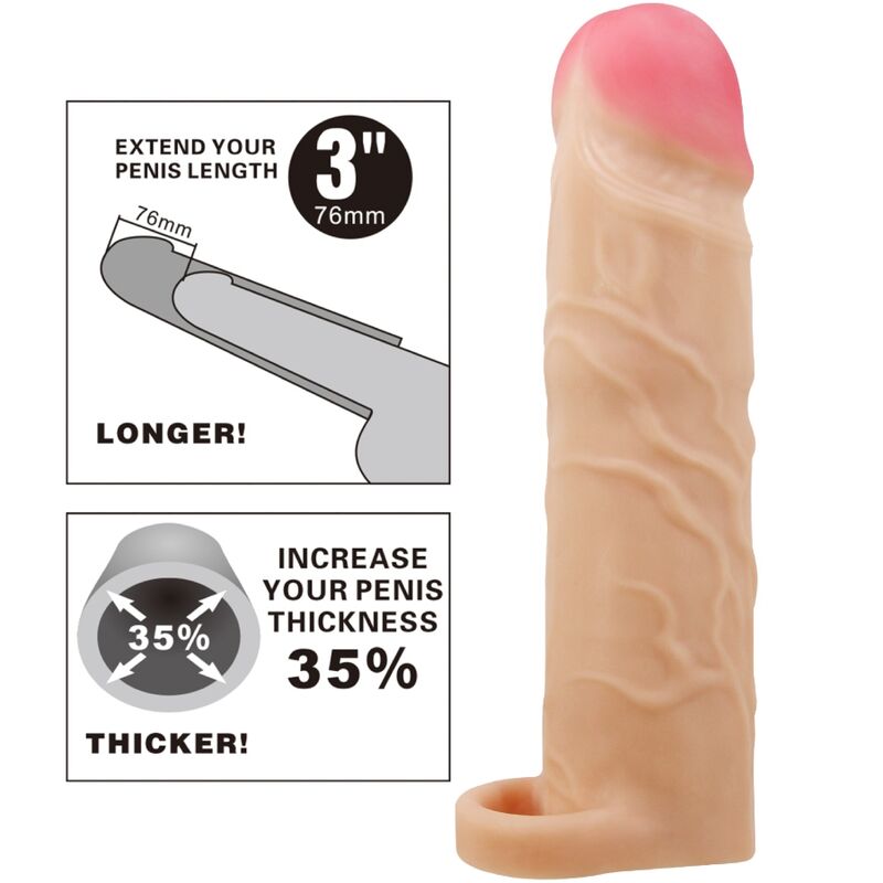 PRETTY LOVE - GERD NATURAL PENIS SLEEVE FOR EXTENSION