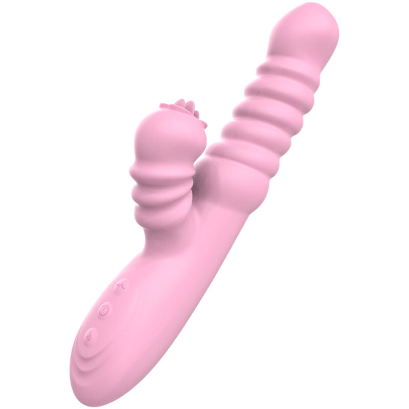 ARMONY - MULTIFUNCTIONAL VIBRATOR WITH STIMULATING TONGUE, HEAT EFFECT, PINK