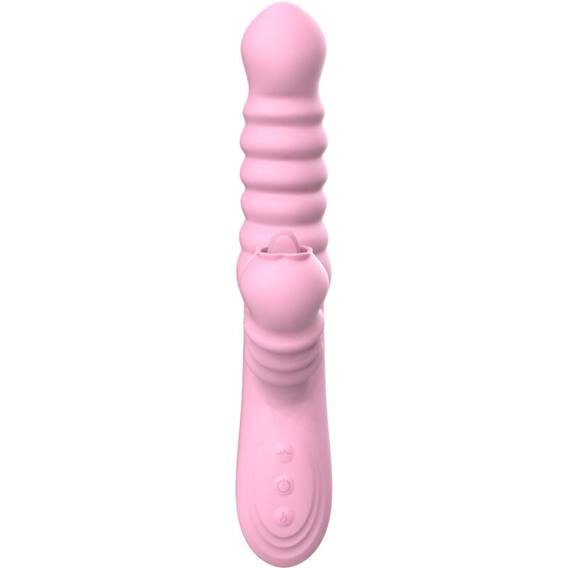 ARMONY - MULTIFUNCTIONAL VIBRATOR WITH STIMULATING TONGUE, HEAT EFFECT, PINK