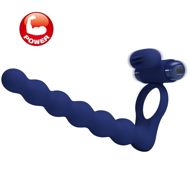 PRETTY LOVE - AJMAL VIBRATION RING WITH STICK BLUE