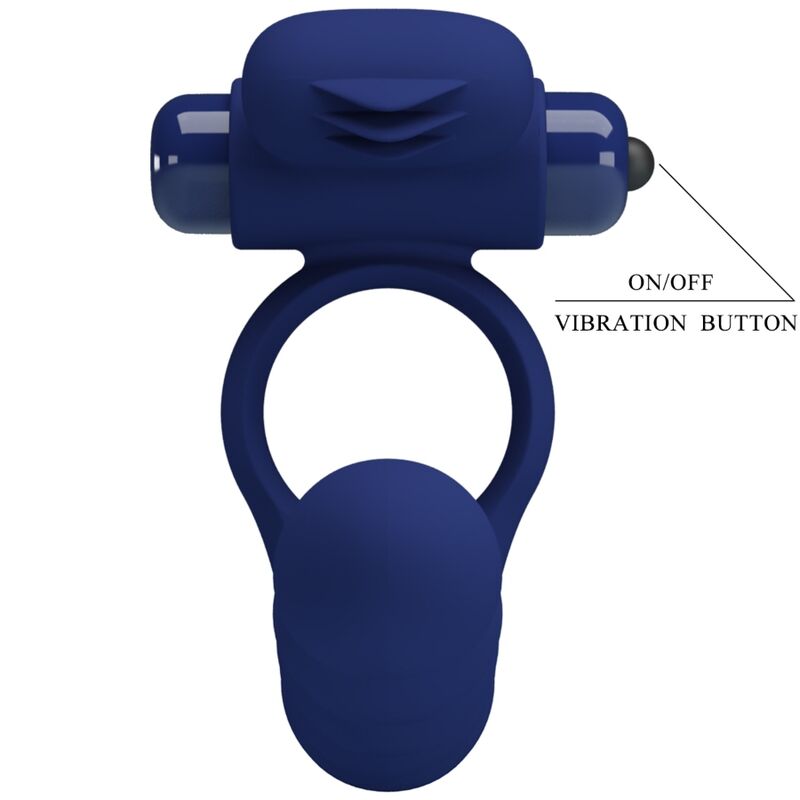 PRETTY LOVE - AJMAL VIBRATION RING WITH STICK BLUE