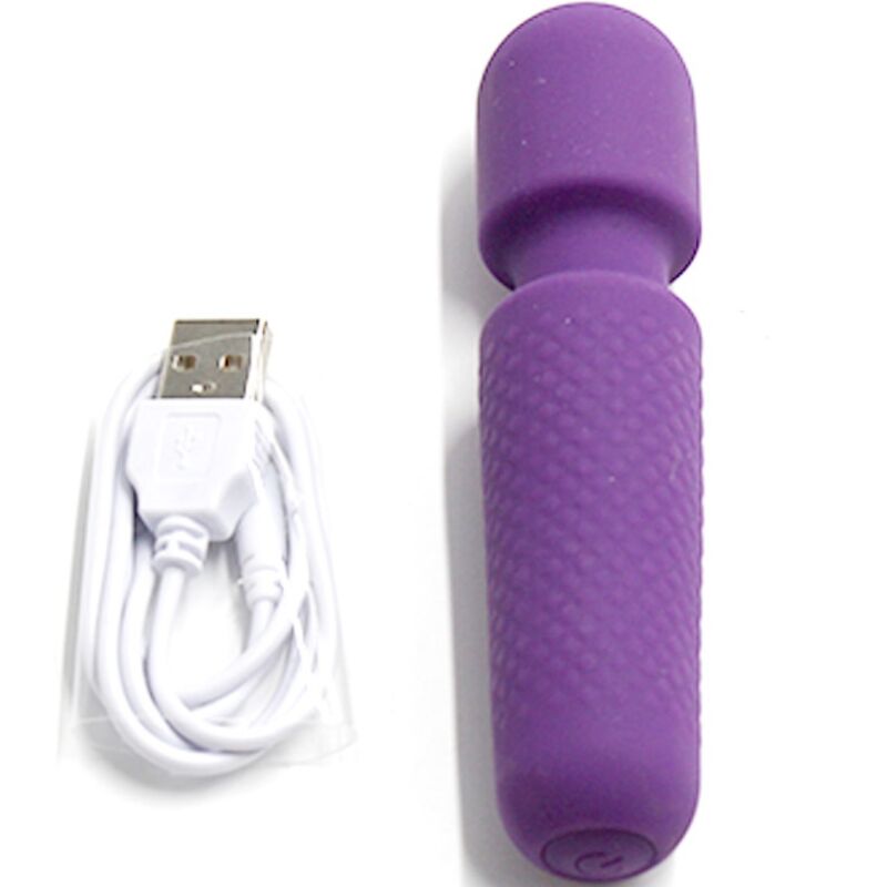 ARMONY - YOUR MAGIC MASSAGER &amp; VIBRATOR RECHARGEABLE 10 VIBRATIONS ROD POINTS PURPLE