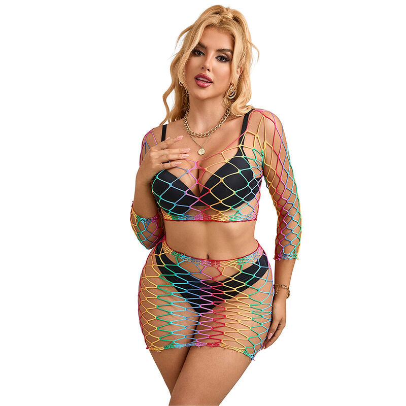 SUBBLIME - 952440 2-PIECE NET SET LONG ARM RAINBOW ONE SIZE