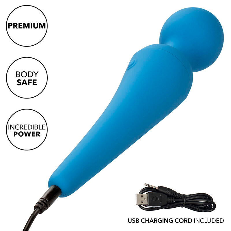 CALEXOTICS - COUTURE KIT VIBRATOR ROD 10 VIBRATIONS BLUE