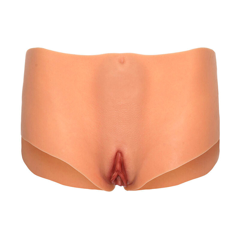 HIDDEN DESIRE - ALTER EGO OPEN VAGINA AND ANUS PANTY WITH MEDIUM WAIST, SKIN COLOR