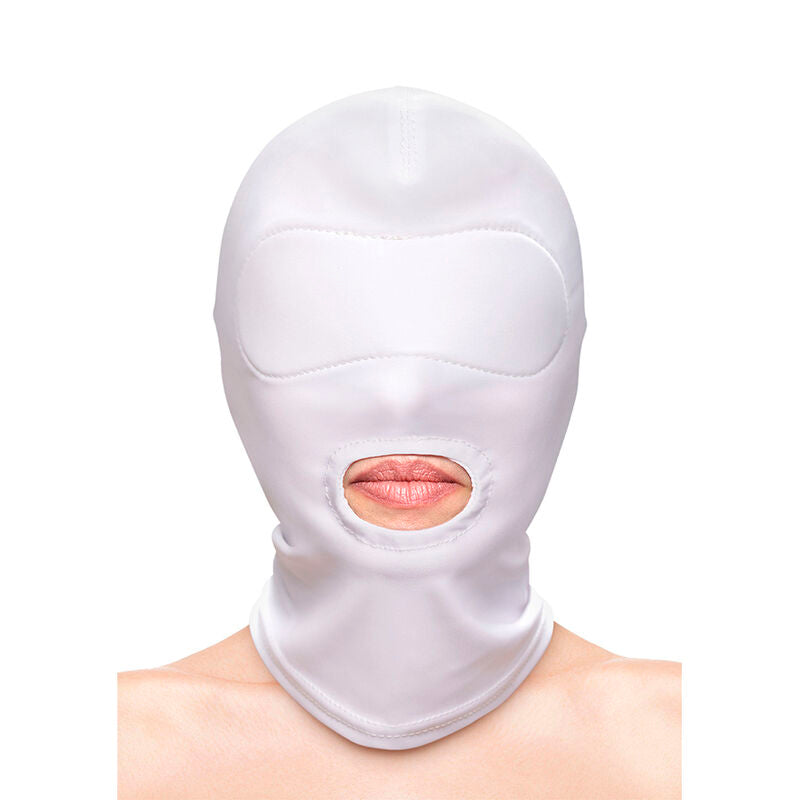 NS NOVELTIES - FETISH &amp; FASHION MOUTH COVER NYLON WHITE