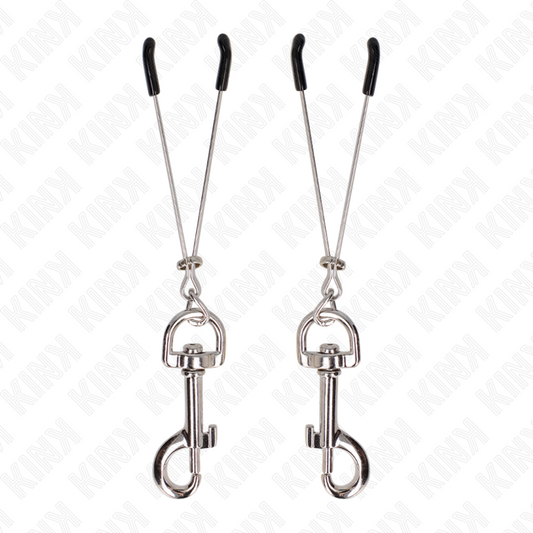 KINK - THIN HOOK NIPPLE CLIP SILVER 7 CM
