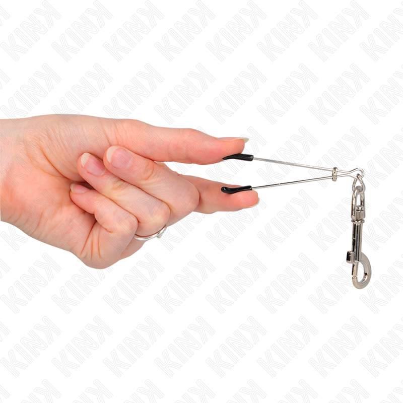 KINK - THIN HOOK NIPPLE CLIP SILVER 7 CM