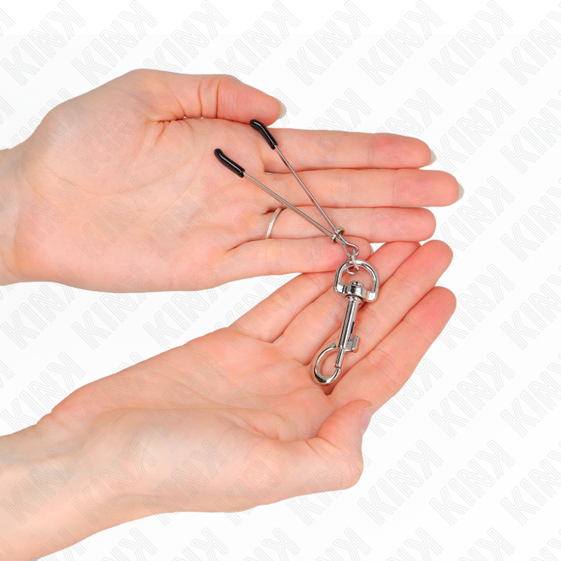 KINK - THIN HOOK NIPPLE CLIP SILVER 7 CM