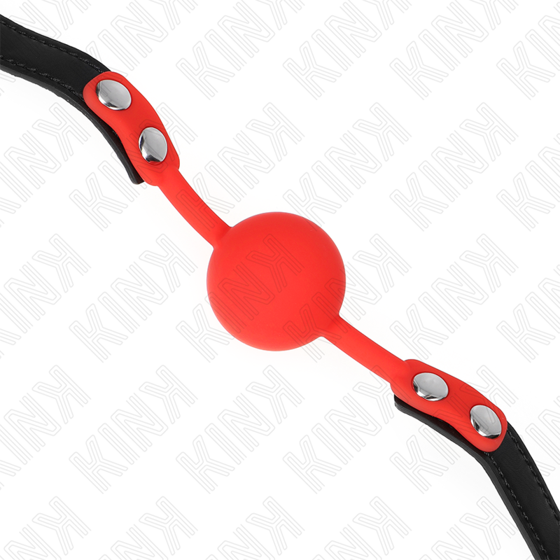KINK - RED SILICONE BALL 4 CM GAGG 60 x 2 CM