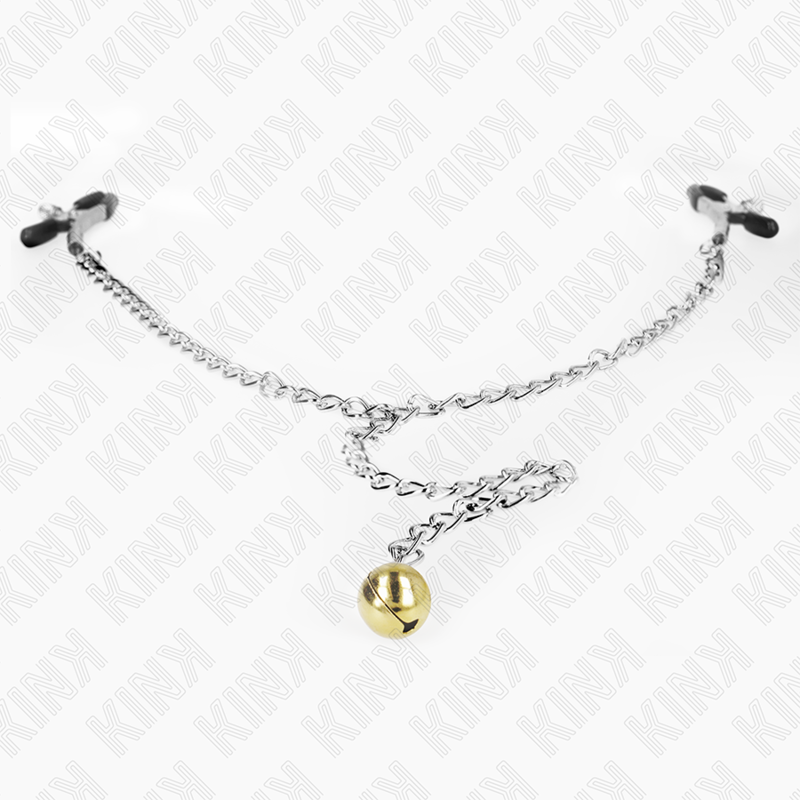 KINK - CHAIN ​​NIPPLE CLIPS WITH BELL 30 CM
