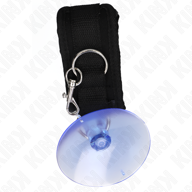 KINK - WRIST RESTRAINTS WITH SUCTION CUPS BLACK 29-40 CM X 5 CM