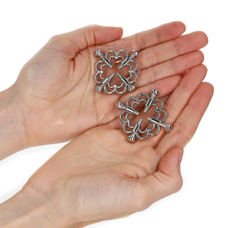 KINK - METAL FLOWER NIPPLE CLIPS