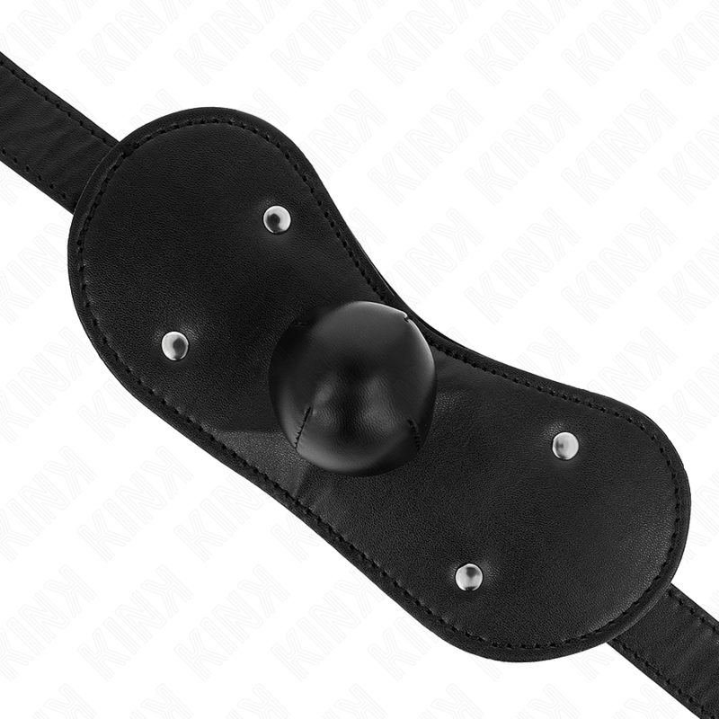 KINK - BALL GAG FACE MASK WITH LOCK ADJUSTABLE 42-60 CM