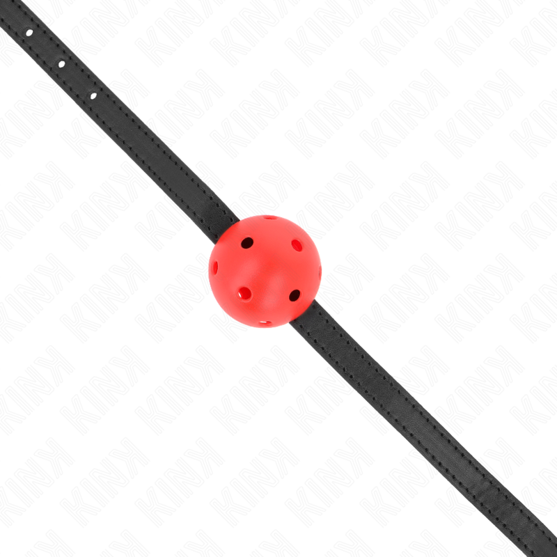 KINK - SIMPLICITY RED BREATHABLE 4.5CM BALLGAG 62 x 1.5CM