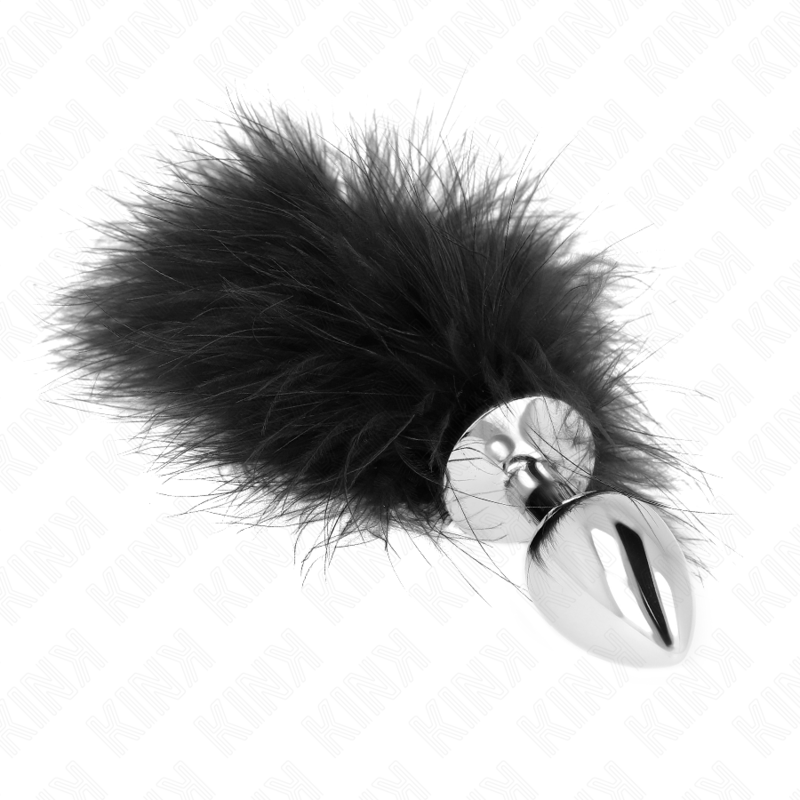 KINK - STAINLESS STEEL ANAL PLUG 11 x 7 CM WITH SPRING 11 CM
