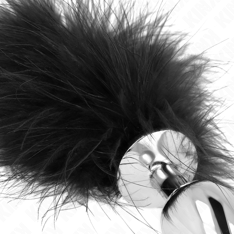 KINK - STAINLESS STEEL ANAL PLUG 11 x 7 CM WITH SPRING 11 CM