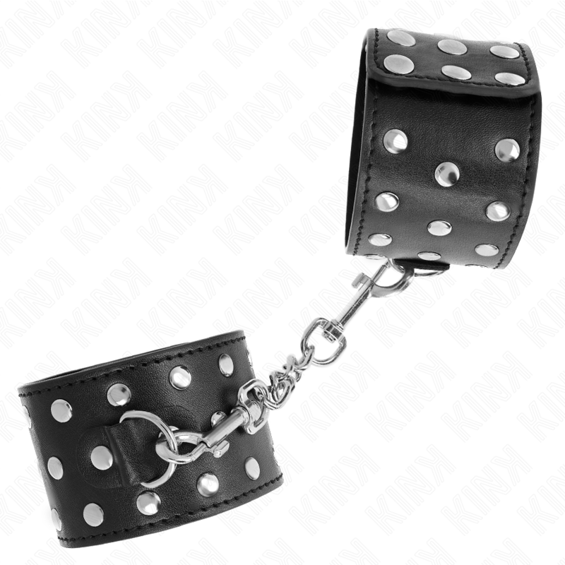 KINK - PUNK ADJUSTABLE WRIST RESTRAINTS 19-24 CM X 5.5 CM