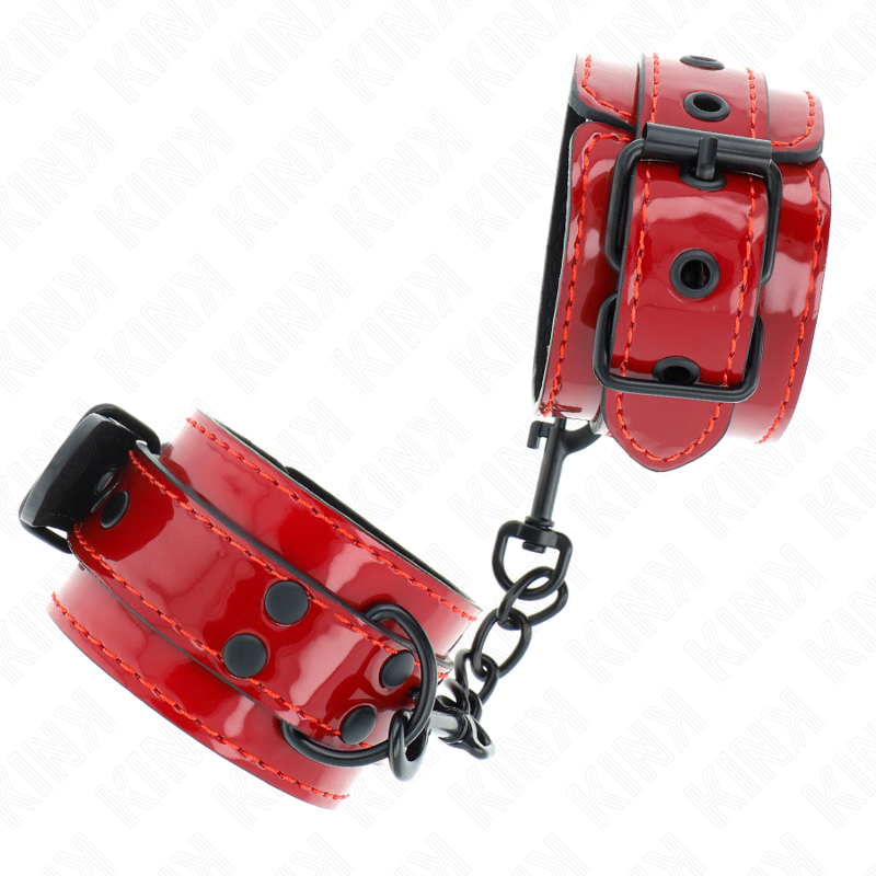 KINK - DARK RED WRIST GUNS 23 X 5 CM