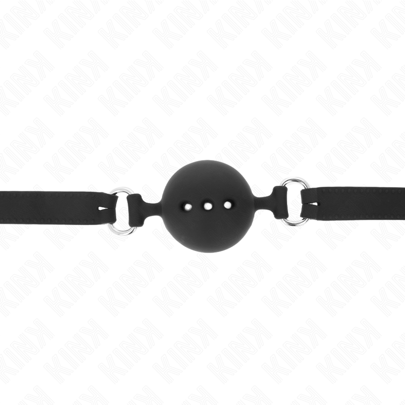 KINK - FULL SILICONE FLAPES 55 x 2 CM WITH 4.5 CM BALL SIZE M BLACK ADJUSTABLE 35-51 CM