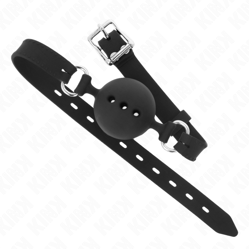 KINK - FULL SILICONE FLAPES 55 x 2 CM WITH 4.5 CM BALL SIZE M BLACK ADJUSTABLE 35-51 CM