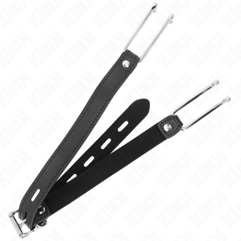 KINK - METAL HOOK TOUGH 11.5 CM WITH FAUX LEATHER STRAP ADJUSTABLE 39-58 CM X 2 CM