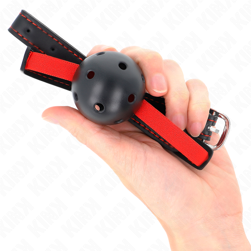 KINK - HOLLOW HARD MOUTH 4.5 CM GAGGLE WITH ELASTIC BELT 56 x 1.5 CM