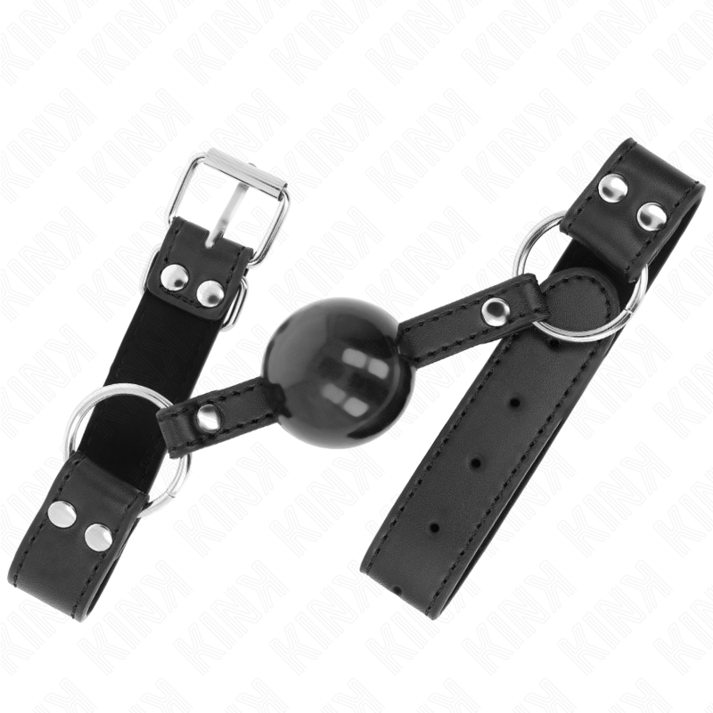 KINK - SOFT AND FIRM BALL HEAD 4 CM WITH FAUX LEATHER STRAP 62 x 2.5 CM ADJUSTABLE 42-58 CM