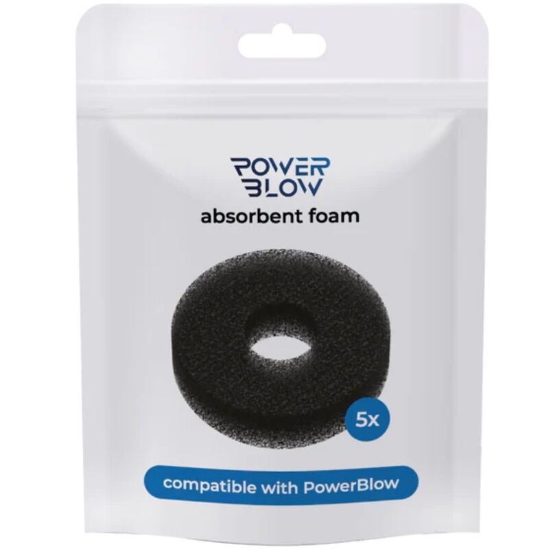 KIIROO - POWER BLOW ABSORBENT FOAM, 5-PACK