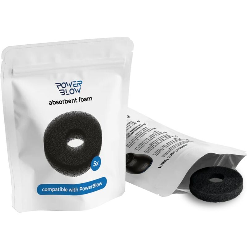 KIIROO - POWER BLOW ABSORBENT FOAM, 5-PACK