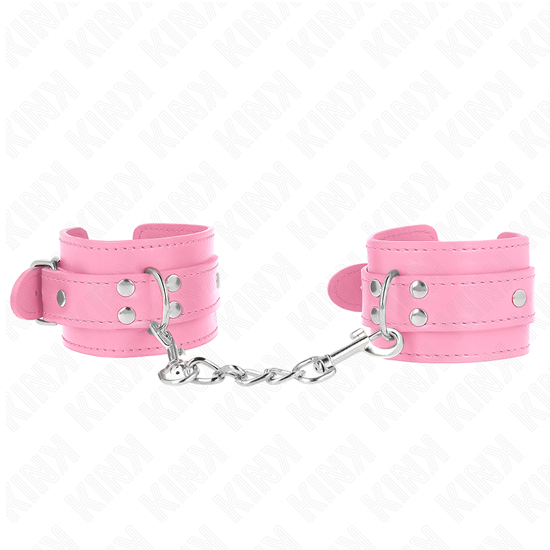 KINK - SIMPLE PINK WRIST RESTRAINTS ADJUSTABLE 20-23 CM X 5.5 CM