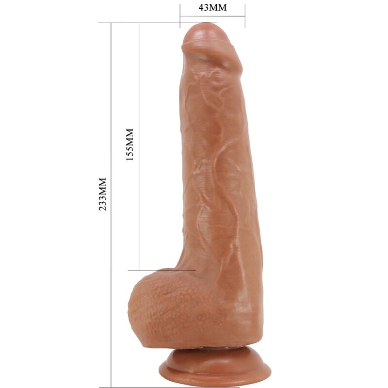 PRETTY LOVE - DRACO REALISTIC DILDO 23 CM MODEL 2 MEAT