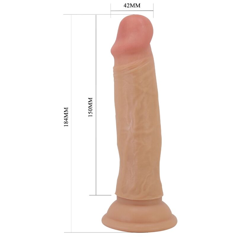 PRETTY LOVE - QUENTIN REALISTIC DILDO 18 CM MEAT