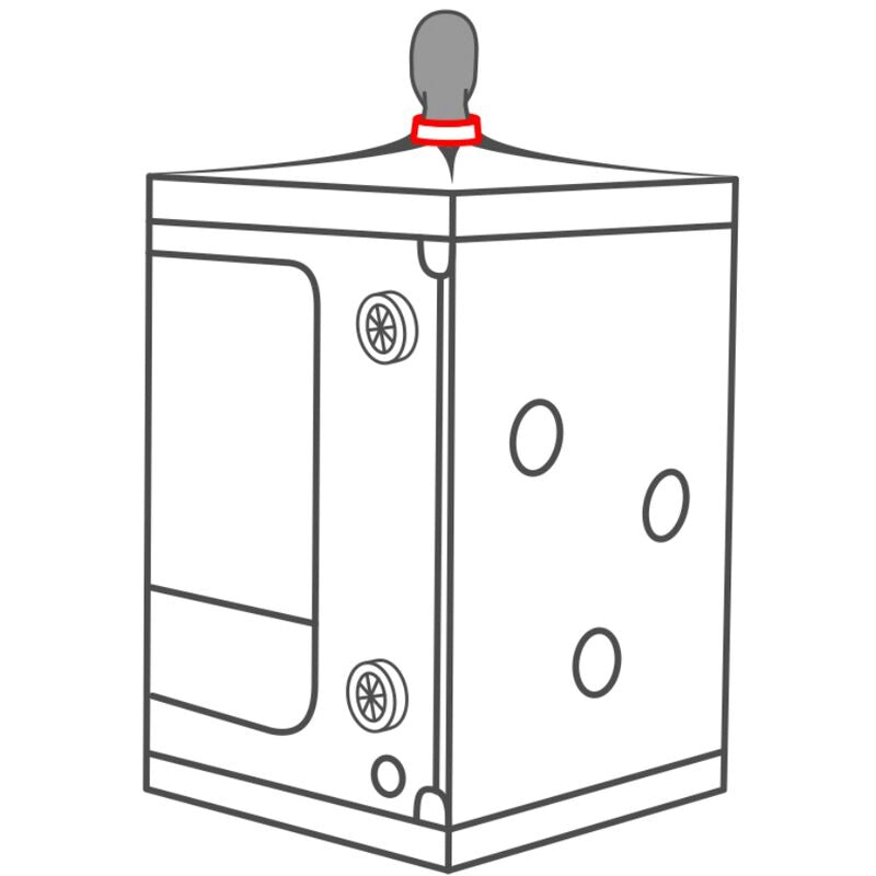 SECRET DOME - KINK CLUB CABIN SCANDALE SCHWARZ & ROT