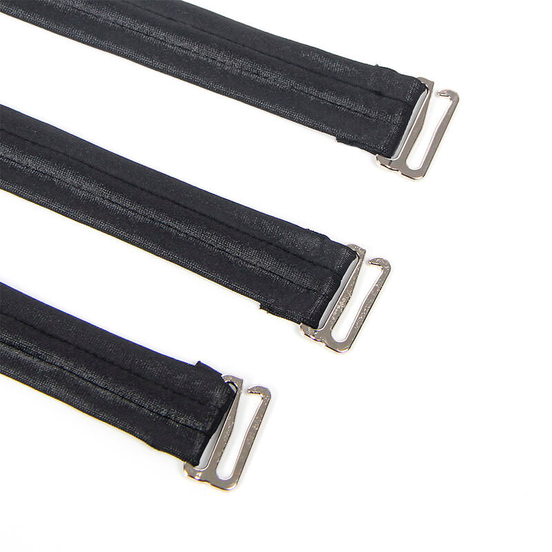 SUBBLIME - 954413 BONDAGE-BODY AUS LEDER SCHWARZ L/XL