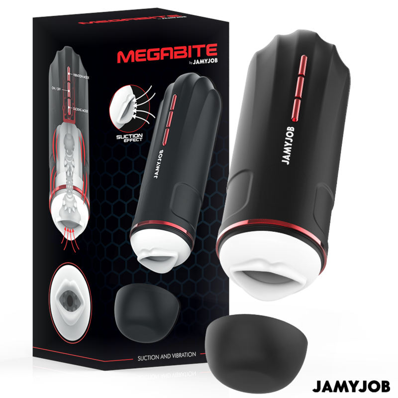 JAMYJOB - MEGABITE AUTOMATISCHER MUNDMASTURBATOR 5 SAUG- UND VIBRATIONSMODI