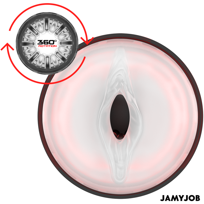 JAMYJOB - CYCLONE AUTOMATIC VAGINAL MASTURBATOR 10 ROTATION AND STROKE MODES