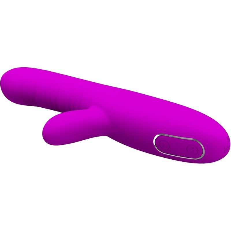 PRETTY LOVE - ANGELIQUE MULTIFUNCTIONAL VIBRATOR + CLITORIAL STIMULATOR PURPLE