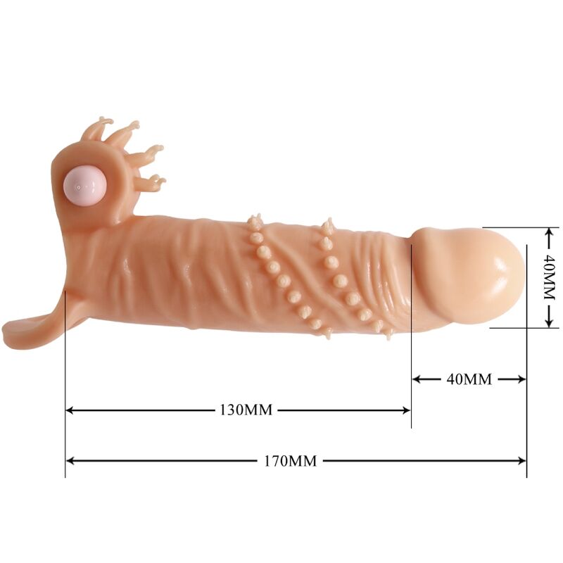 PRETTY LOVE - CONNOR PENIS SLEEVE + CLITORAL TIMULATOR MEAT
