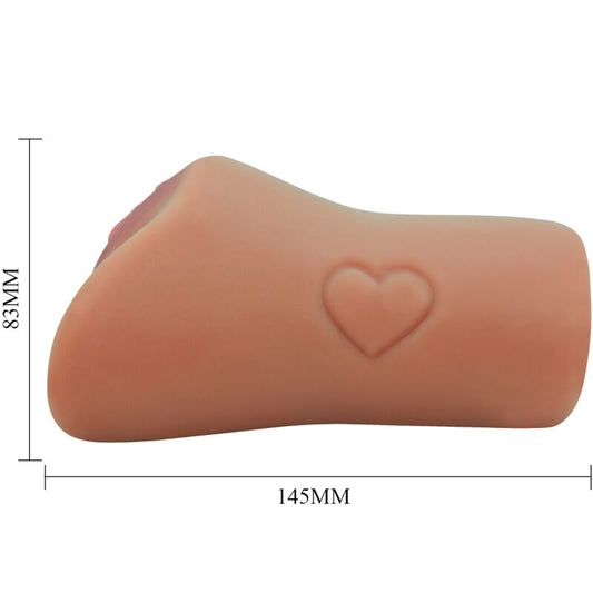 CRAZY BULL - SCHARLACHROTES VAGINA- UND ANUS-DESIGN MIT HERZFLEISCH