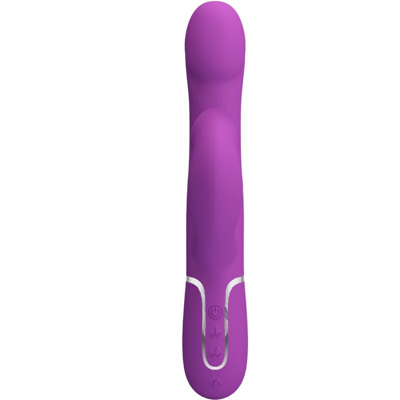 PRETTY LOVE - 4 IN 1 MULTIFUNCTIONAL VIBRATOR &amp; STIMULATOR PURPLE